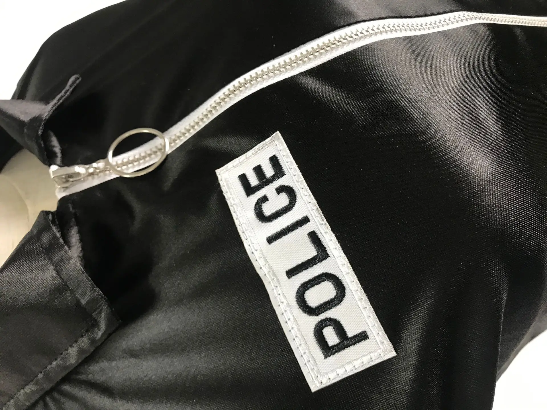 6 шт./компл. костюм сексуального полицейского офицера черная полицейская