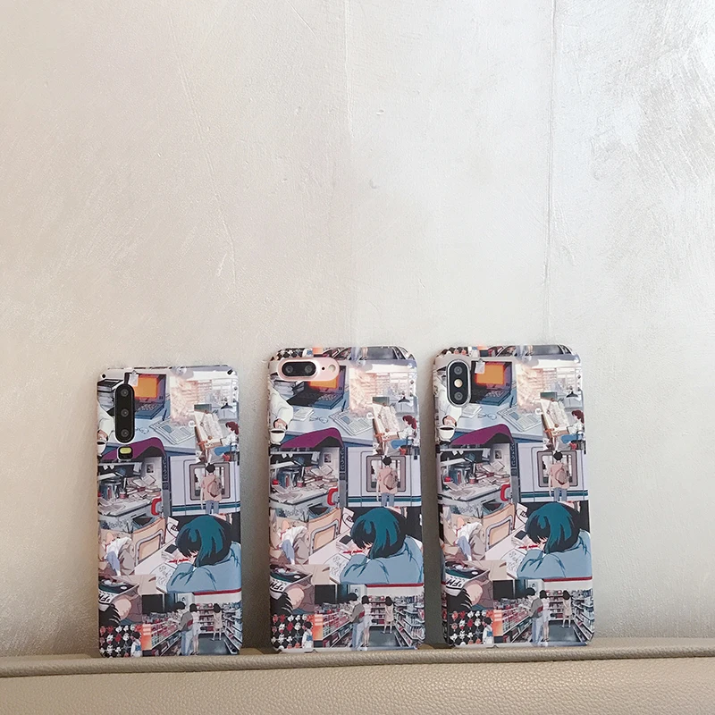 Жесткий ПК чехол для huawei P20 P30Lite Mate30Pro Nova 3 3i 4 5 5i комиксов головоломки чехол для Honor 8X 9X 10lite 20 20i V20 Y9