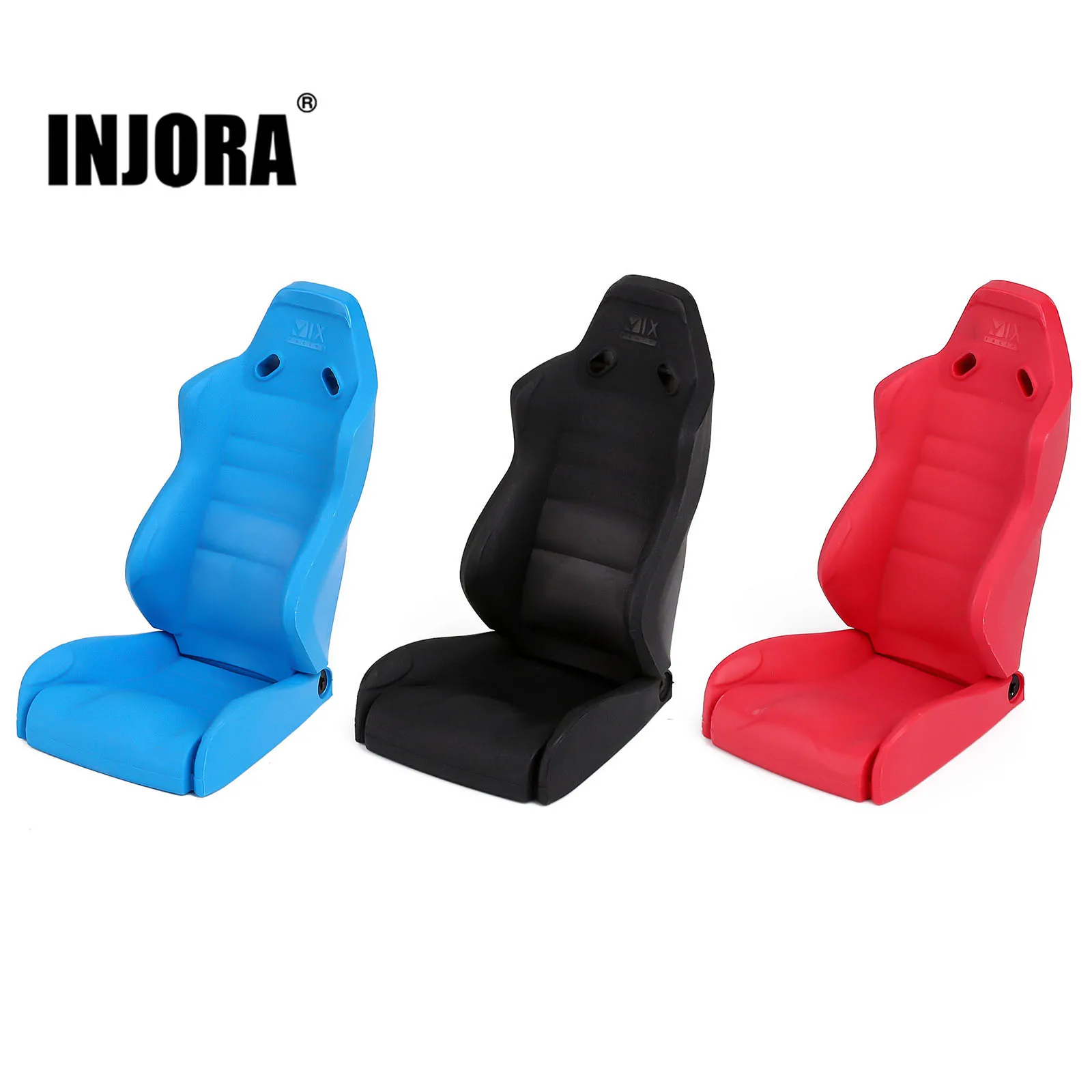 

INJORA 1Pcs Plastic Driver Seat Black/Blue/Red for 1:10 RC Crawler Car Axial SCX10 90046 WRAITH RR10 TRX4
