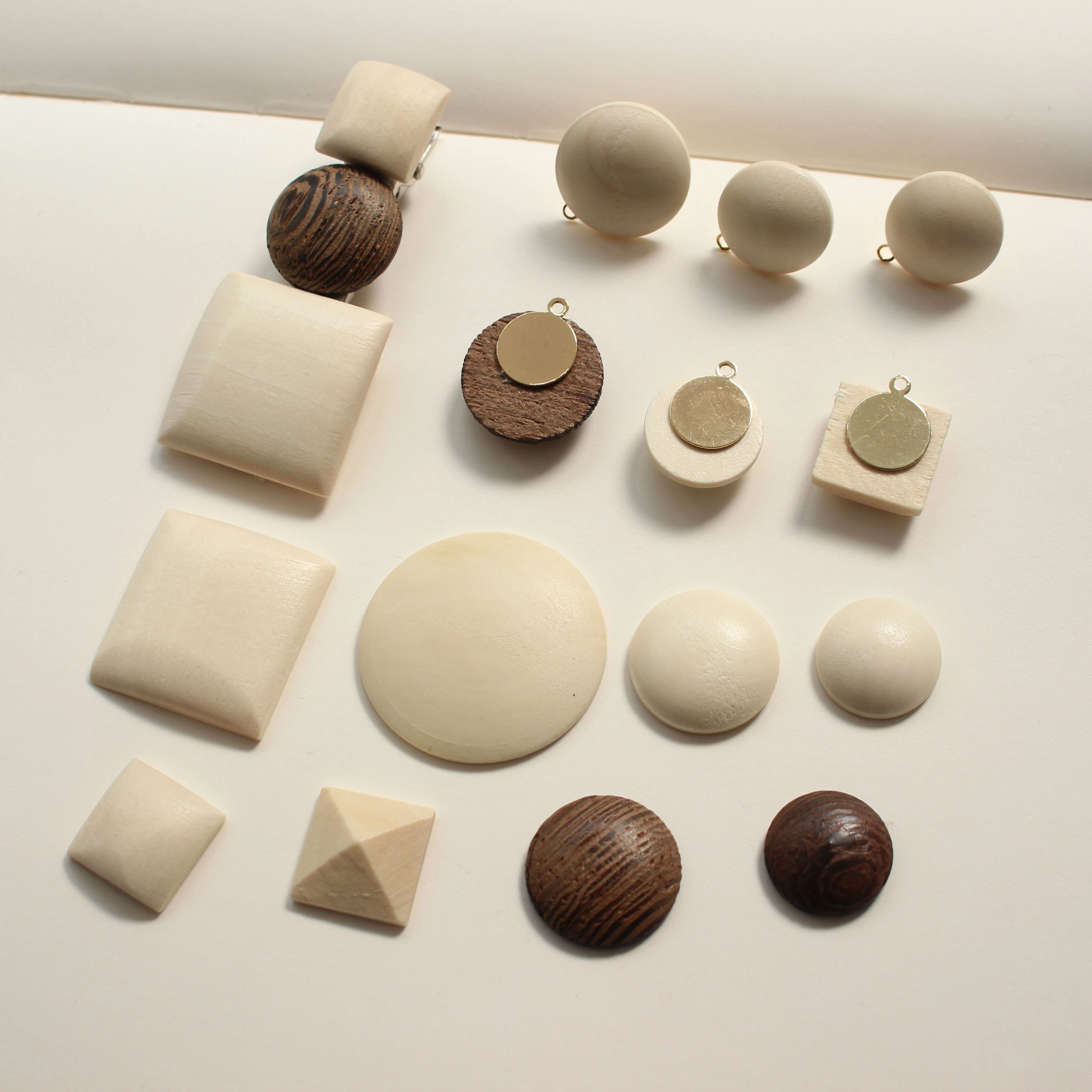 Новое поступление 40 шт./лот цветная печать геометрические круглые/квадратные