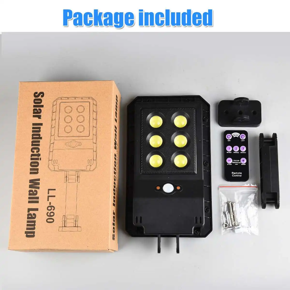 

Solar Street Lights Outdoor Solar Lamp With 3 Light Mode Waterproof Motion Sensor Security Lighting for Garden Patio Path Yard