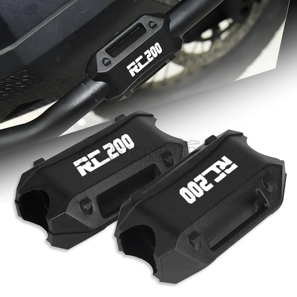 

Motorcycle 25MM Accessories Engine Bumper Decorative Guard Block Crash bar Protection For RC 200 RC200 2015 2017 2019 2020 2021
