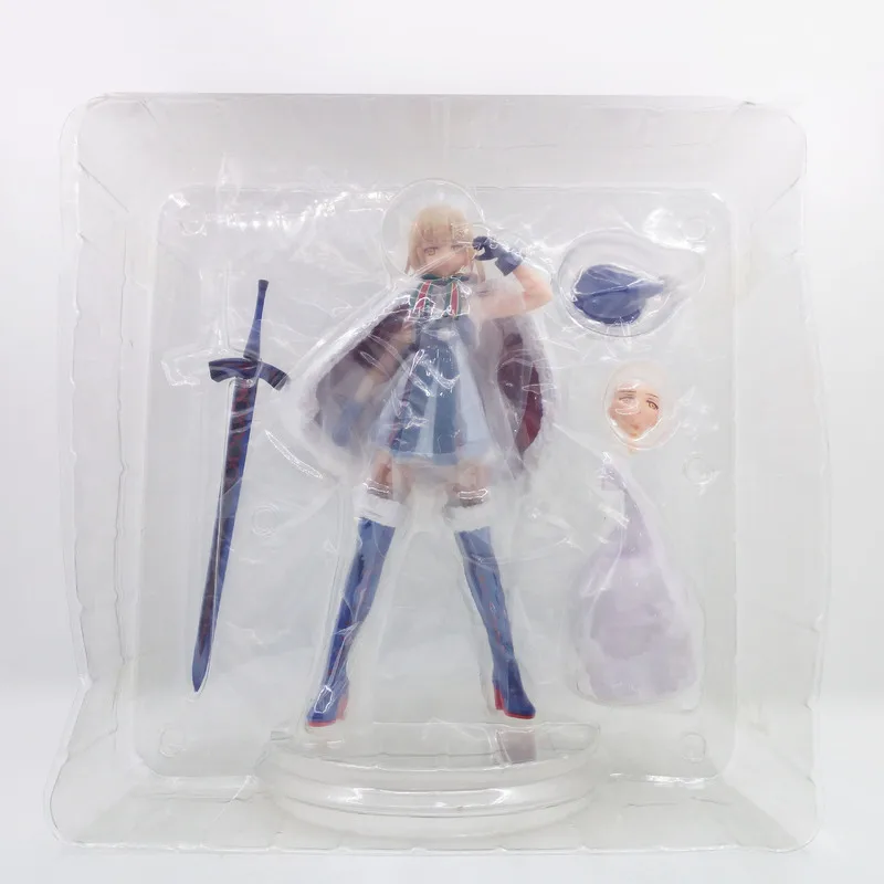 23 см Новинка, лидер продаж, аниме Fate/stay Night Grand Order Saber Arturia Pendragon, Рождественская ПВХ фигурка, коллекция моделей, Подарочная кукла