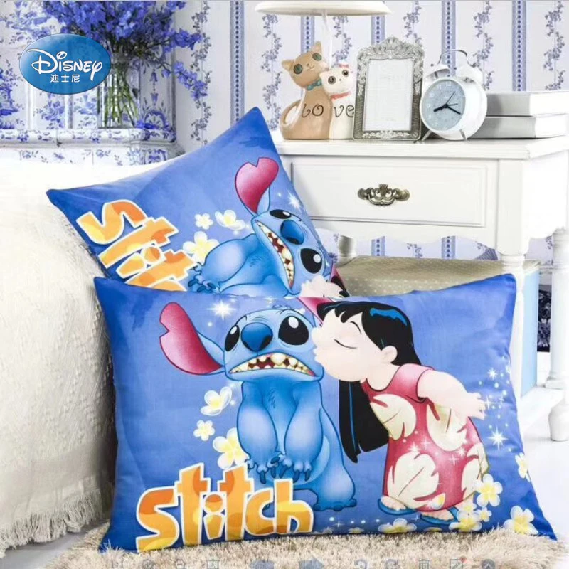 Наволочки Disney Lilio Stitch Mc Queen 2 шт. Мультяшные с Микки и Минни принцесса пара