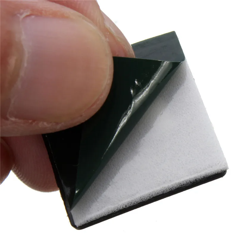 50 шт. самоклеящиеся крепления для кабелей проводов и кабелей|adhesive cable tie mount|black