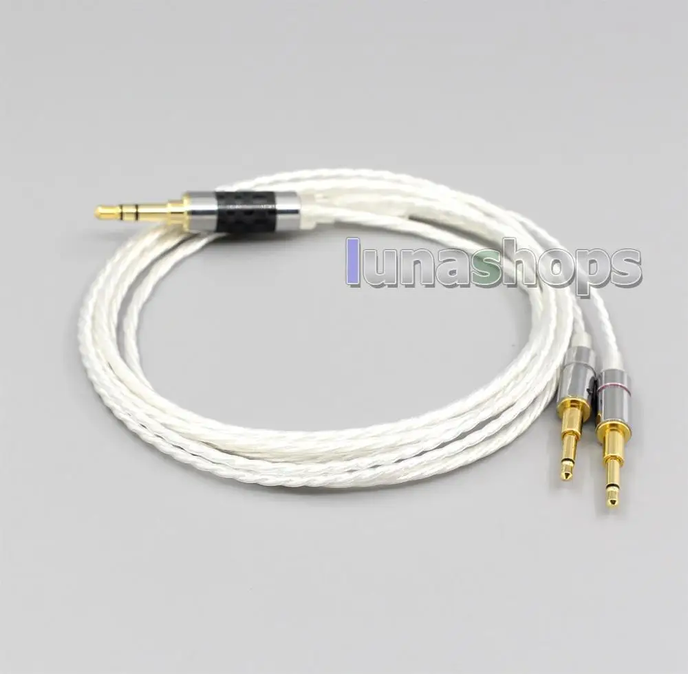 LN006363 XLR сбалансированный 2 5 мм посеребренный кабель для наушников Oppo PM 1 плоский