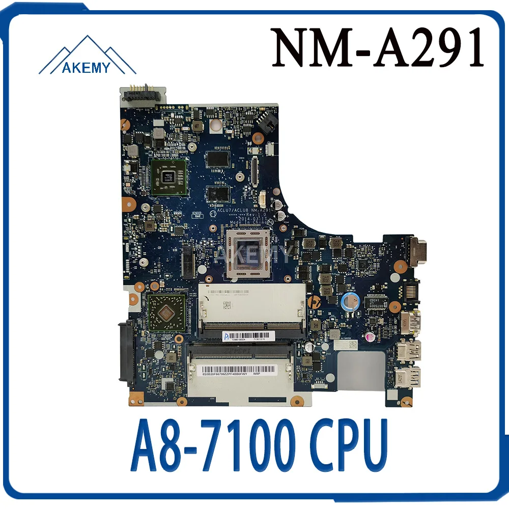 Протестированная материнская плата ACLU7 ACLU8 NM A291 для For Lenovo Z50 75 G50 ноутбука ПК A8