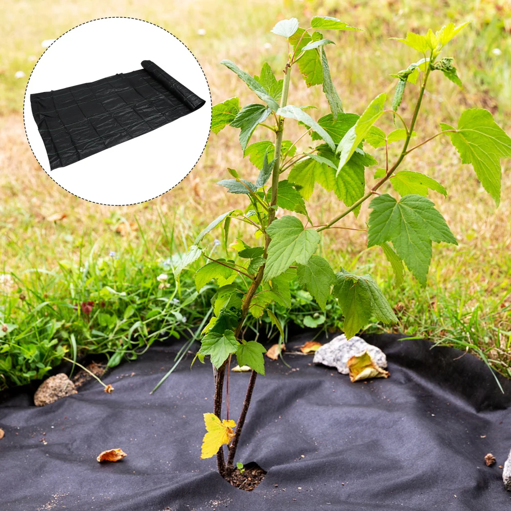 

Weeding Prevention Sheet Garden Weed Fabric Cover with 10 Fixing Ground Stakes
