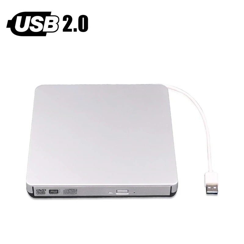 Внешний DVD/CD RW привод горелки оптический USB2.0 DVD писатель рекордер CD/DVD rom плеер для