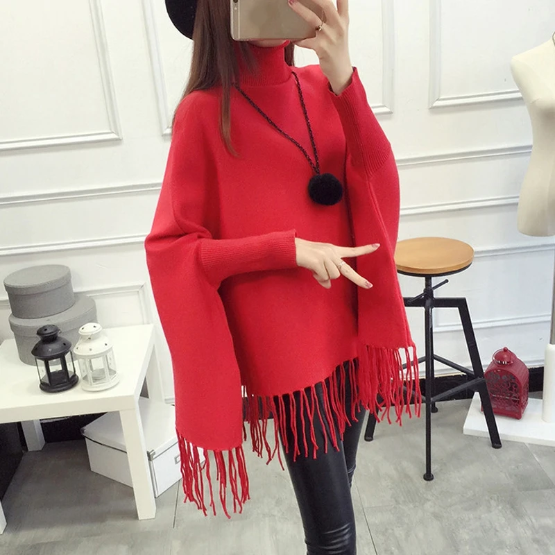 RICININA кашемировый женский свитер Pull Femme Hiver водолазка однотонный болеро свитера