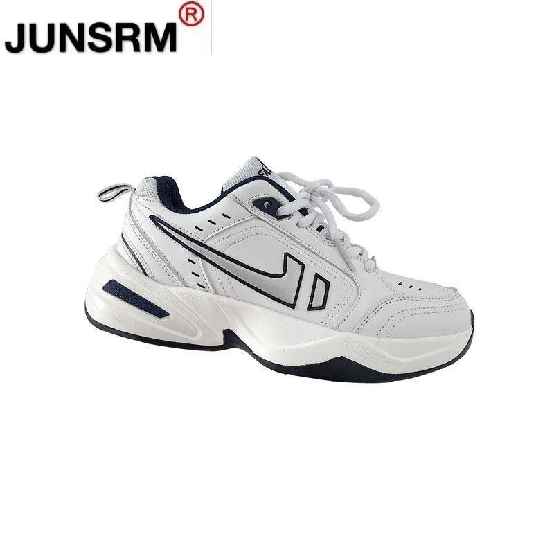 

White Pu Leather Sewing Mesh Platform Sneakers Designer Luxury Breathable Running Shoes Female Lace-Up Waterproof Casual Shoes