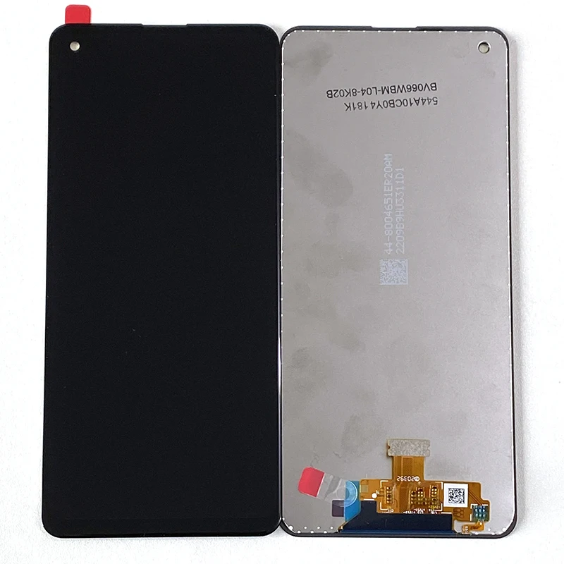 

100% AMOLED For Samsung Galaxy A21s A217 SM-A217F/DS LCD Display Touch Screen Digitizer Assembly With Frame Replacement