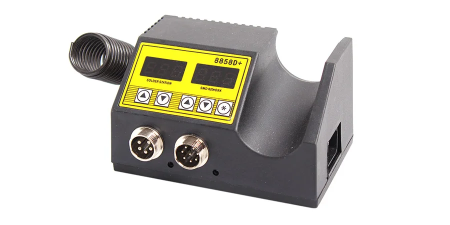 220 V/110 в ЕС/США Plug пик Мощность 700 W, Портативный BGA паяльная станция горячего воздуха Тепловая пушка 8858DP лучше 858D 858 8586 850