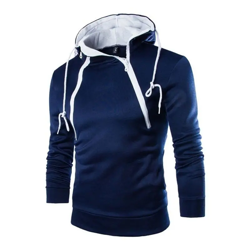 Толстовки мужские толстовки теплый воротник шарфа 2019 модная толстовка с