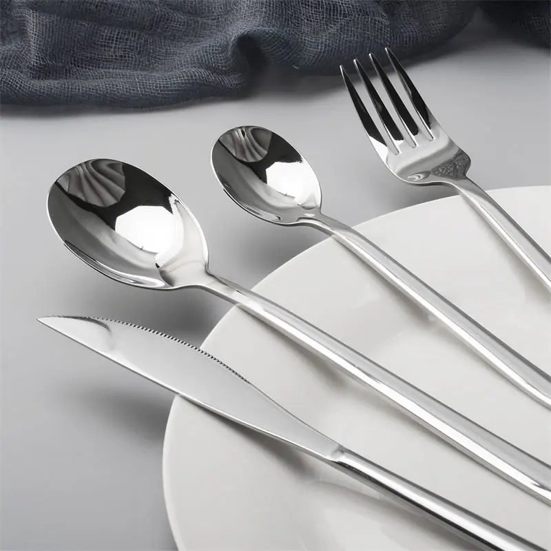 Набор посуды 16 шт./компл. столовый набор из нержавеющей стали многоразовая