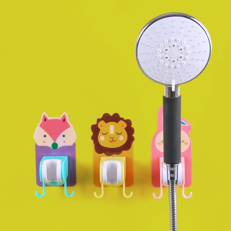 

Регулируемый кронштейн для душа с крючком, универсальный держатель для душевой головки, самоклеящееся настенное крепление, кронштейн для д...