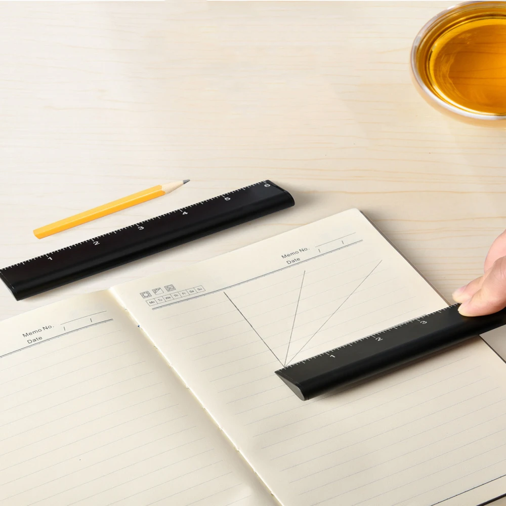 

Water Drop Ruler Woodworking Meter 15/30cm Home Metric System 6 Inch/15 Cm Aluminum Alloy Portable Measuring Tools