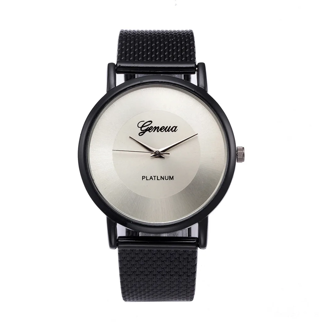 

New Ladies watch Classic Men Watch Wrist Silicone Mesh Belt Watch Strap Quartz Casual Watches relogio feminino