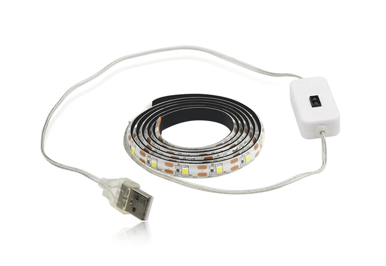 USB Светодиодная лента 5 в с датчиком ручного подметания, переключательный диод, лента, лента, сделай сам, шкаф/ТВ ПОДСВЕТКА/гардероб, украшение для дома