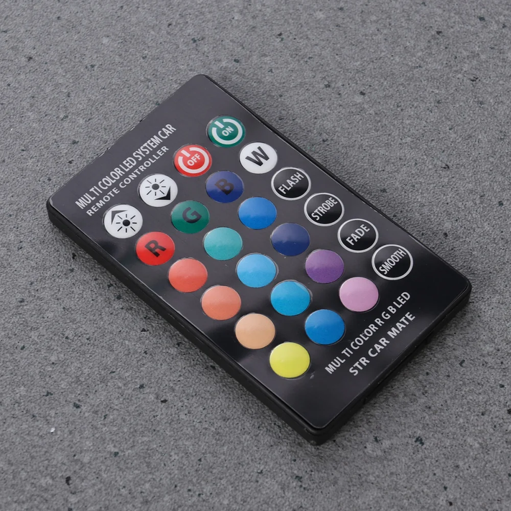 

2PCS T10 LED Car Lamp 5050 SMD Colorful LED RGBW Interior Light License Plate Lights Side Light Turn Signal Light Strobe Car LED