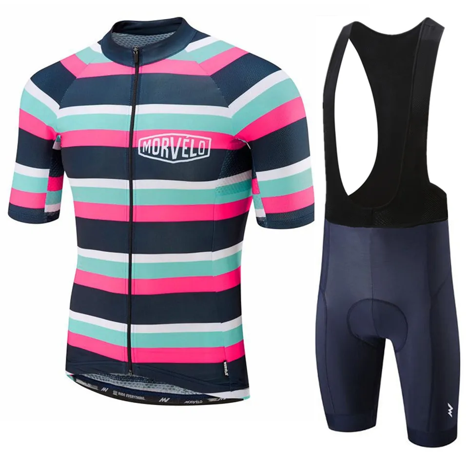 

2020 Morvelo Team Cycling Jersey Sets MTB Bike Bicycle Breathable shorts 19D gel Clothing Ropa Ciclismo Bicicleta Maillot Suit