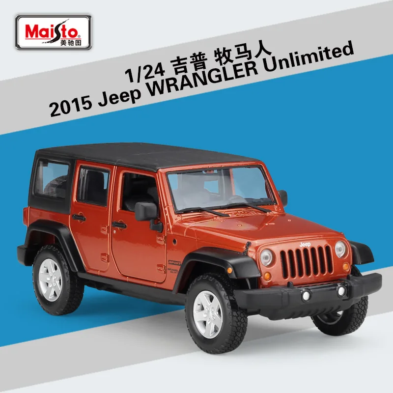 Maisto Diecase 1:24 2015 Jeep Wrangler Unlimited 2017 F150 Raptor Dealertrack модель автомобиля из сплава|Наземный