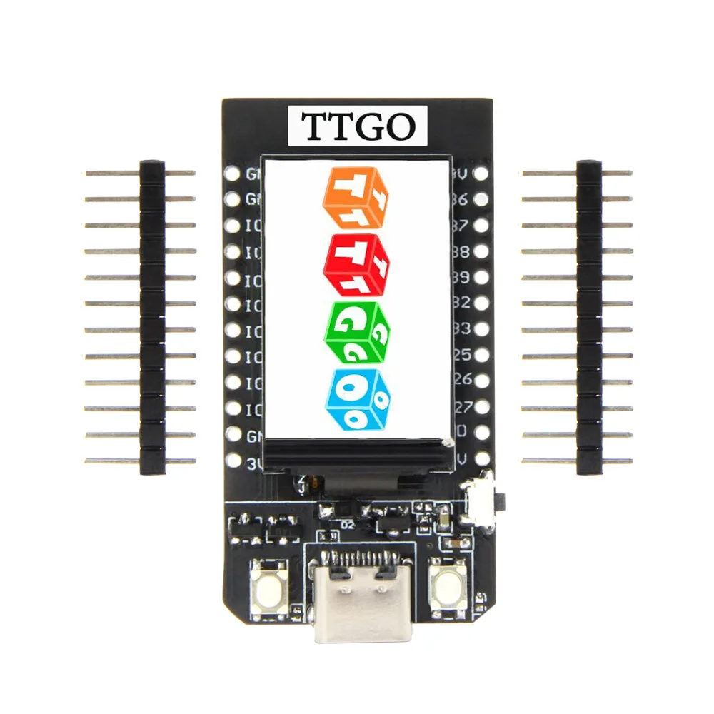 

TTGO T-Display ESP32 CP2104 WiFi And Bluetooth Module Development Board 1.14 Inch LCD Control Board For Arduino