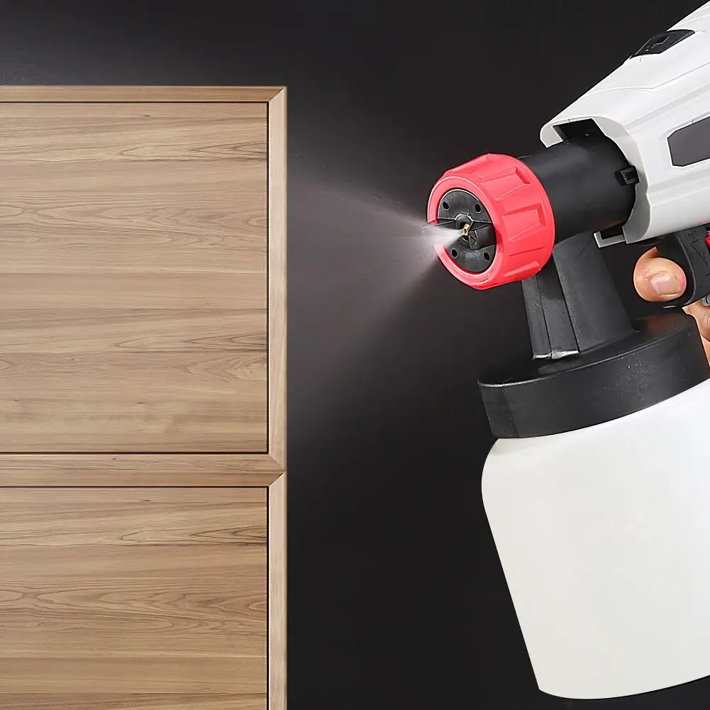 800 Вт Электрический пистолет-распылитель сопла размеры 1000 мл HVLP бытовой Краски