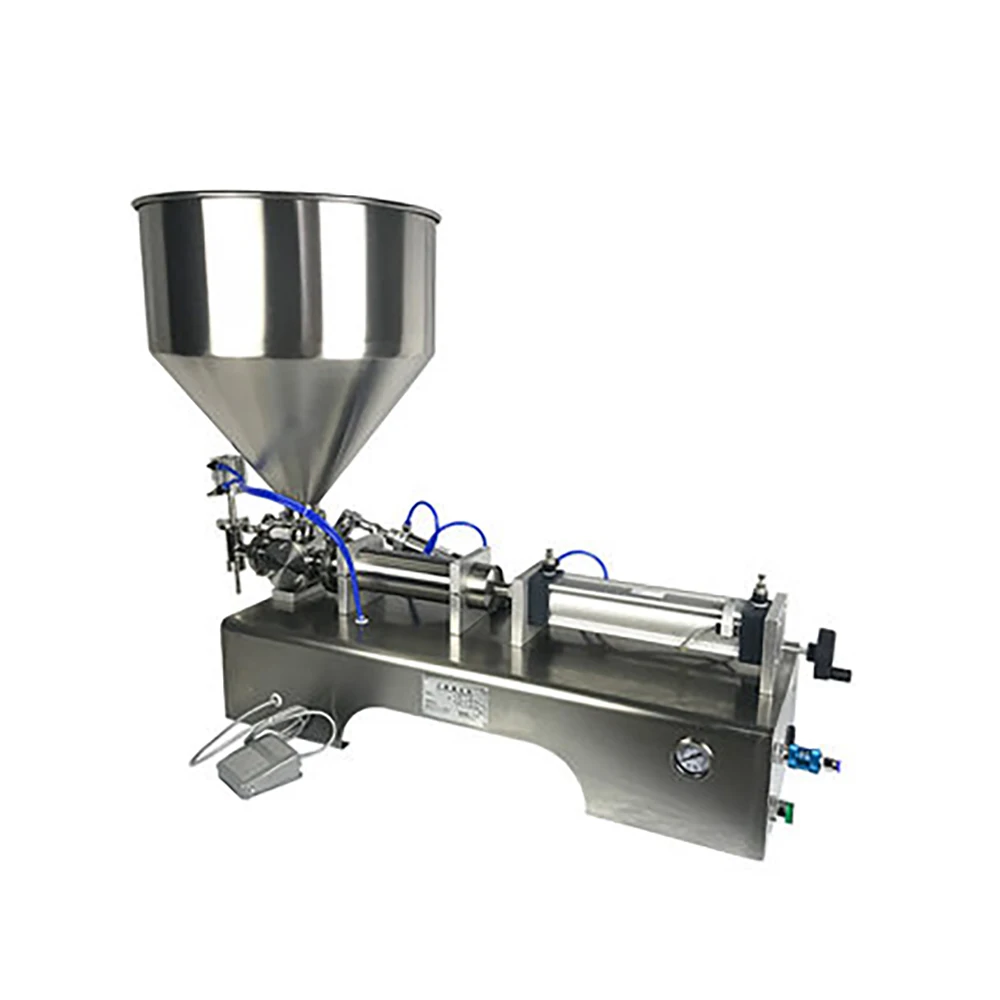 

30-300ml Double Head Pneumatic Paste Filling Machine Quantitative Filling Machine Quantitative Automatic Filling Machine
