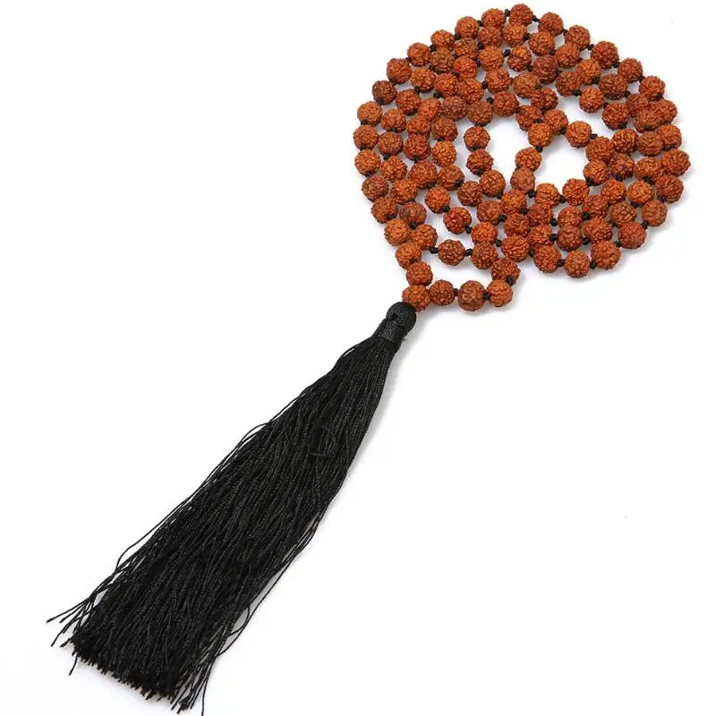 Коллекция 108 колье из бисера в виде Будды ювелирное изделие для медитации йоги