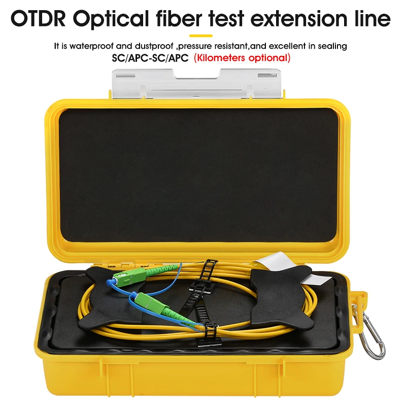 SC/APC OTDR Dead Zone Eliminator оптоволоконные кольца 500 м волоконно оптический Launch Cable Box 1 км 2