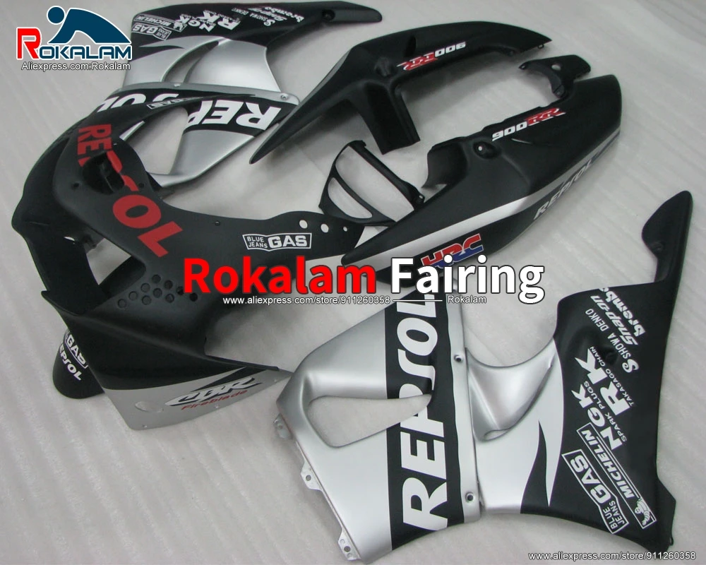 

ABS Обтекатели комплекты для Honda CBR 900 RR 919 98 CBR900RR 919 99 CBR 900RR 1998 1999 послепродажный мотоциклетный черный обтекатель комплект