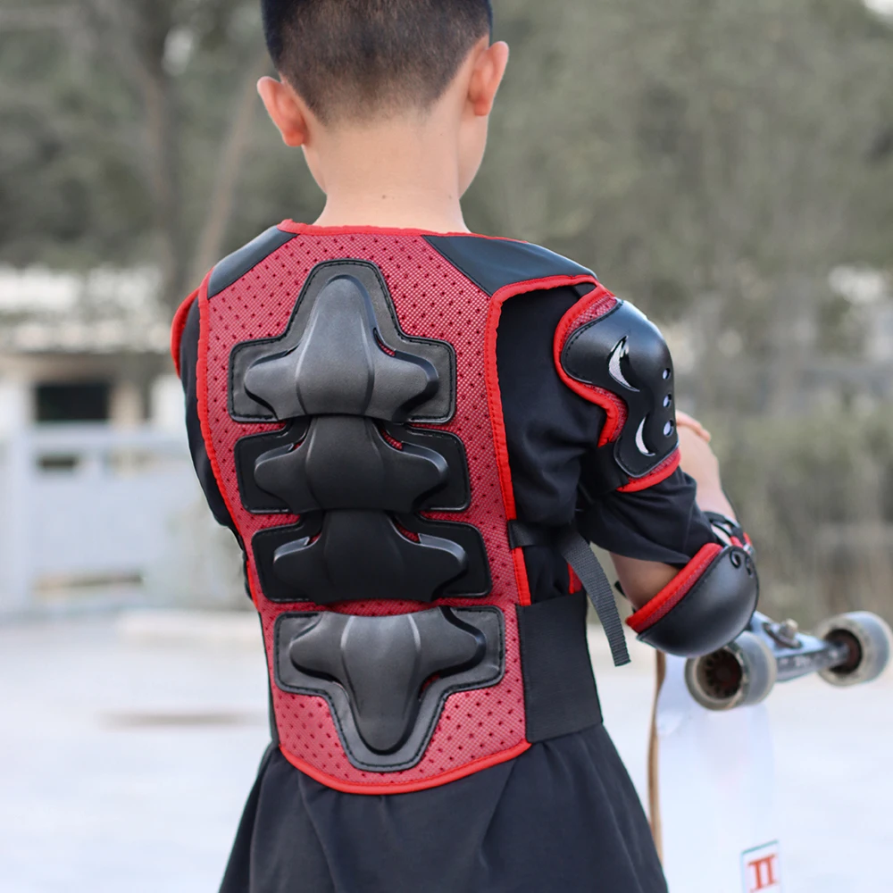 Защитный жилет для детей протектор позвоночника защита колен мотоциклистов