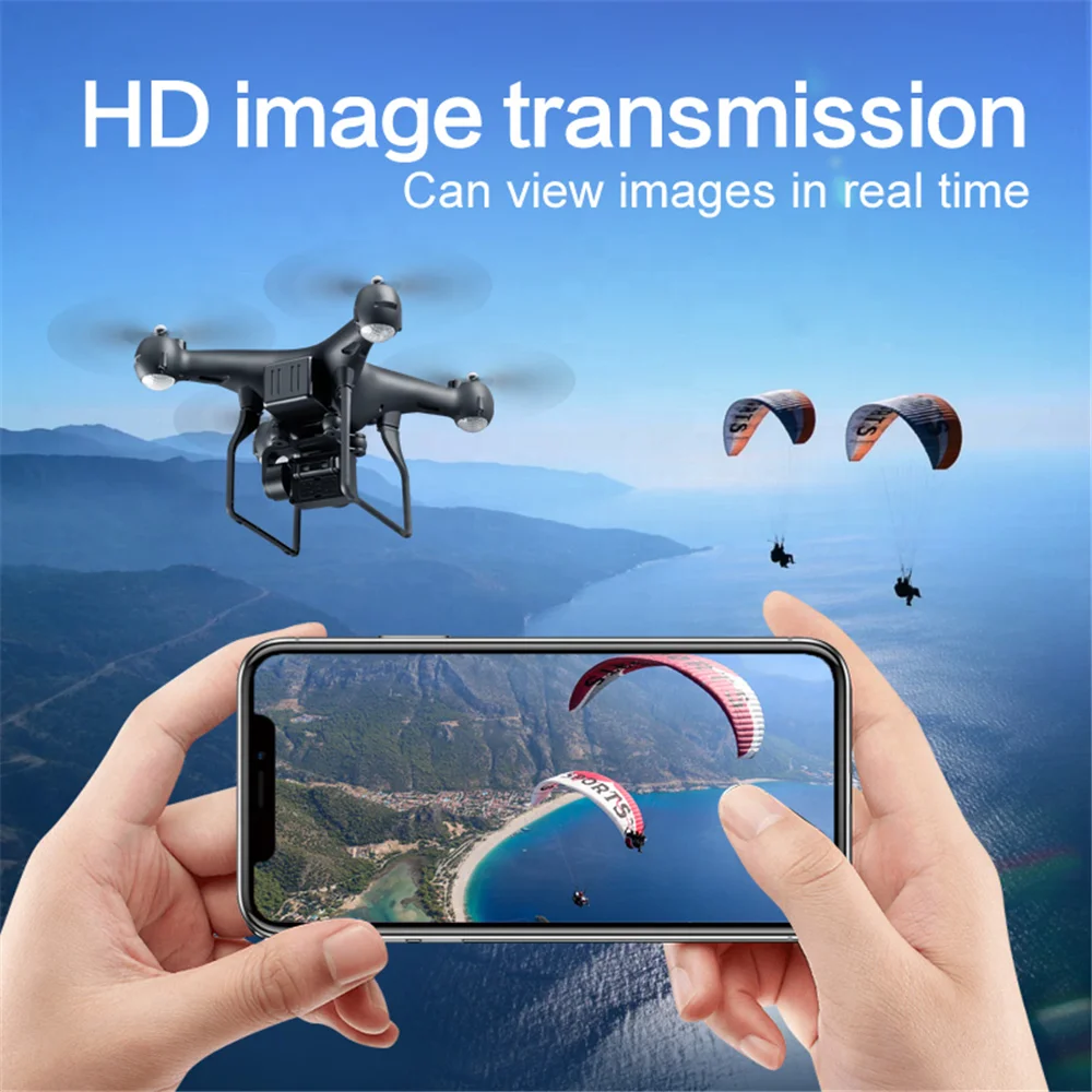 LED Aircraft S32T Drone WiFi FPV RC Drone 4K/1080P Wide Angle Adjustable ESC HD Camera Altitude Hold RC Quadcopter Drone Toys enlarge