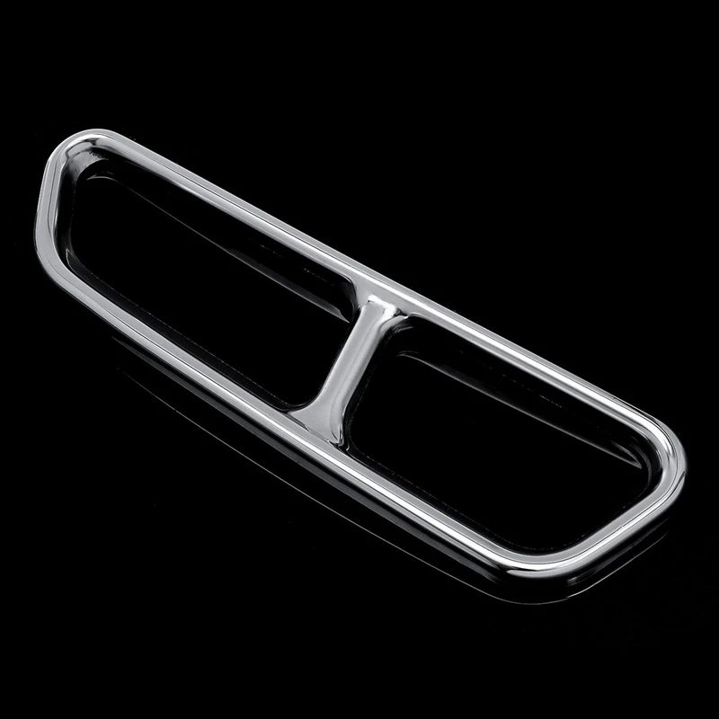 Задний двойной глушитель хвостового декора наконечник трубы Накладка для Audi A6 C7