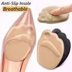 1 пара полезные подушечки для ног на высокой подошве, противоскользящие стельки, дышащая обувь, женская Защитная подкладка для ног, поддерживающие вставки