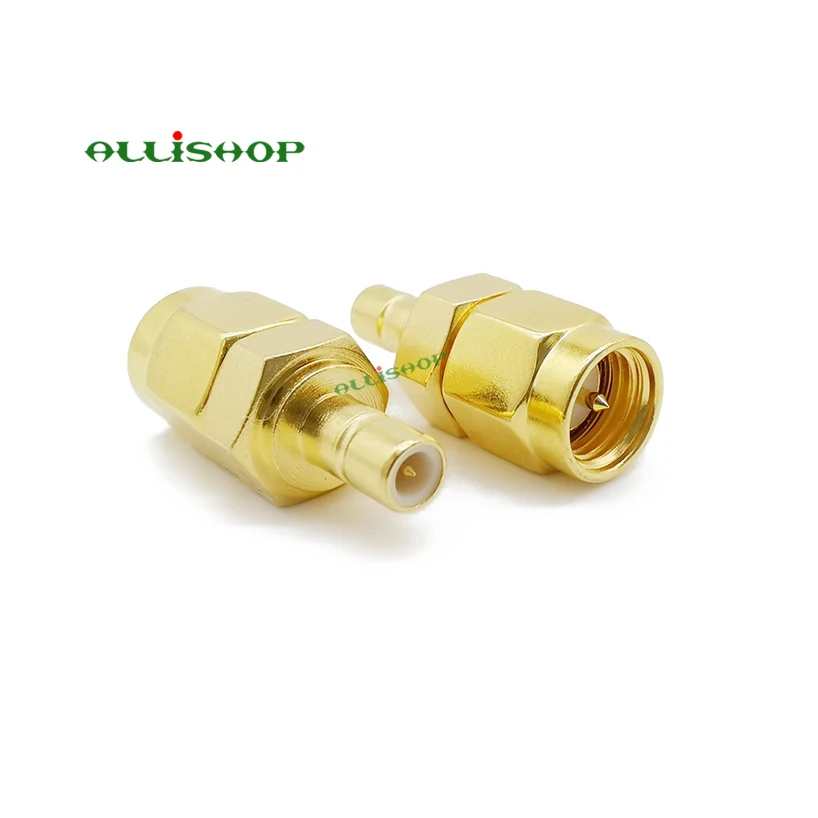 5Pcs SMA to SMB Coax Jack Connector SMA Male to SMB Male Connector for for Car Truck Satellite Radio DAB Radio Antenna