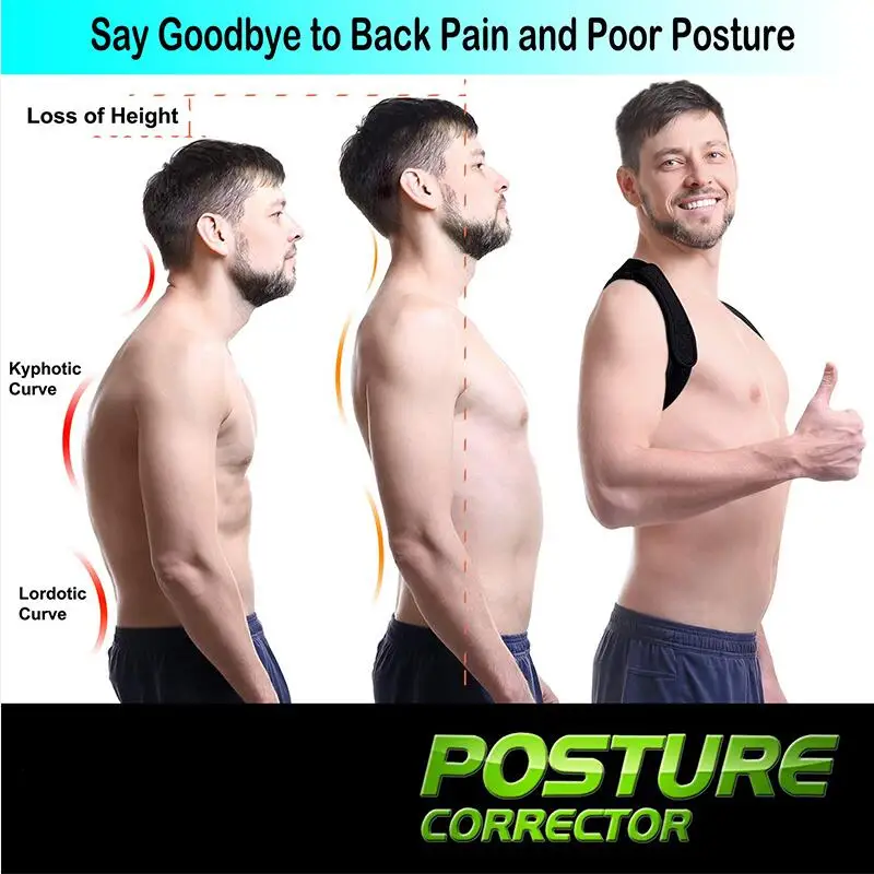 Новый верхний Корректор осанки ключицы позвоночника поддержка спины корректор