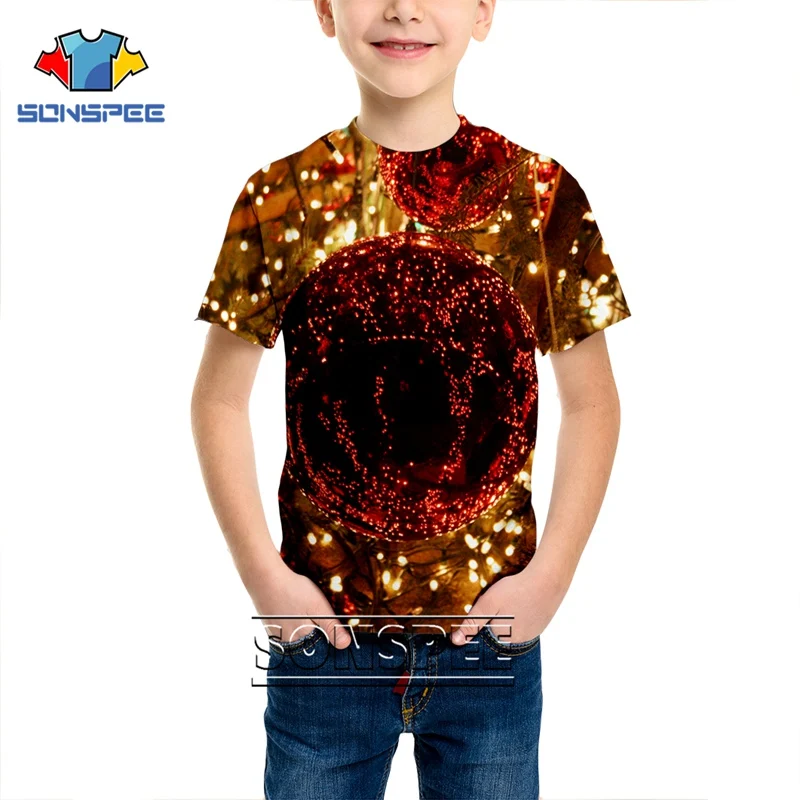 20 Fashion T-shirt 3D print Christmas Shirts Men Women Anime Child Streetwear Santa Claus T shirt Harajuku Kids Tshirt Xmas Clothes - Цвет: 20