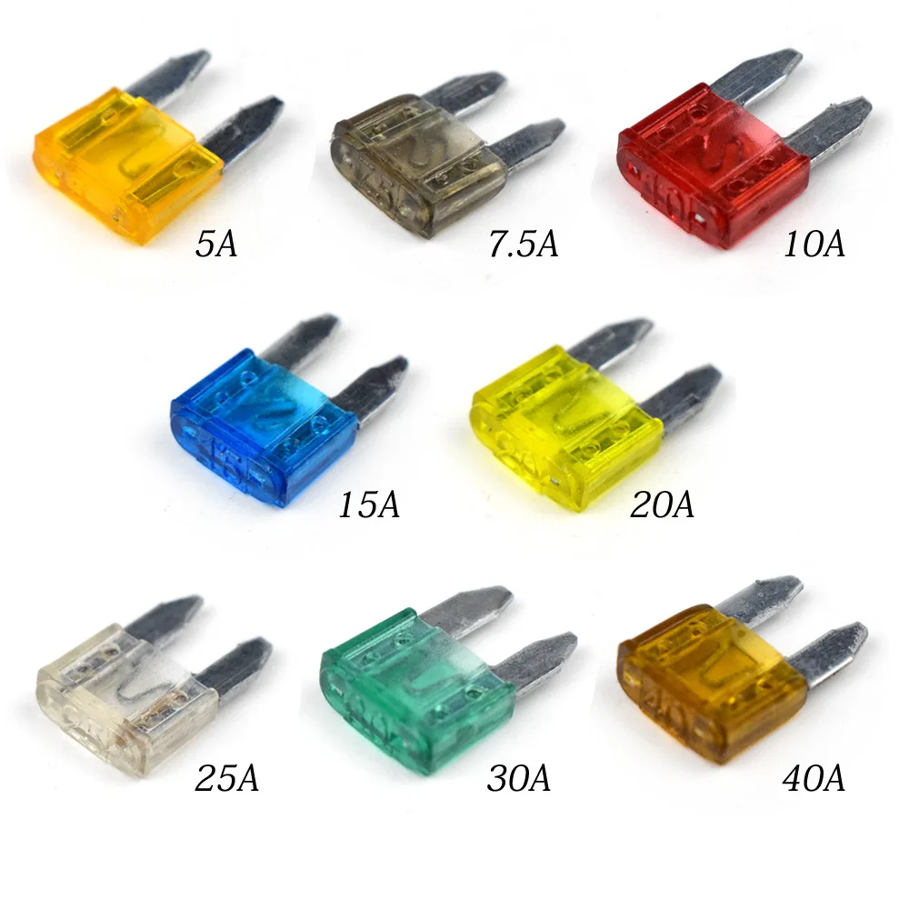 20 шт. предохранители для автомобиля лодки грузовика 1 А 2 3 5 а 10 15 25 30 35 40 32 в |