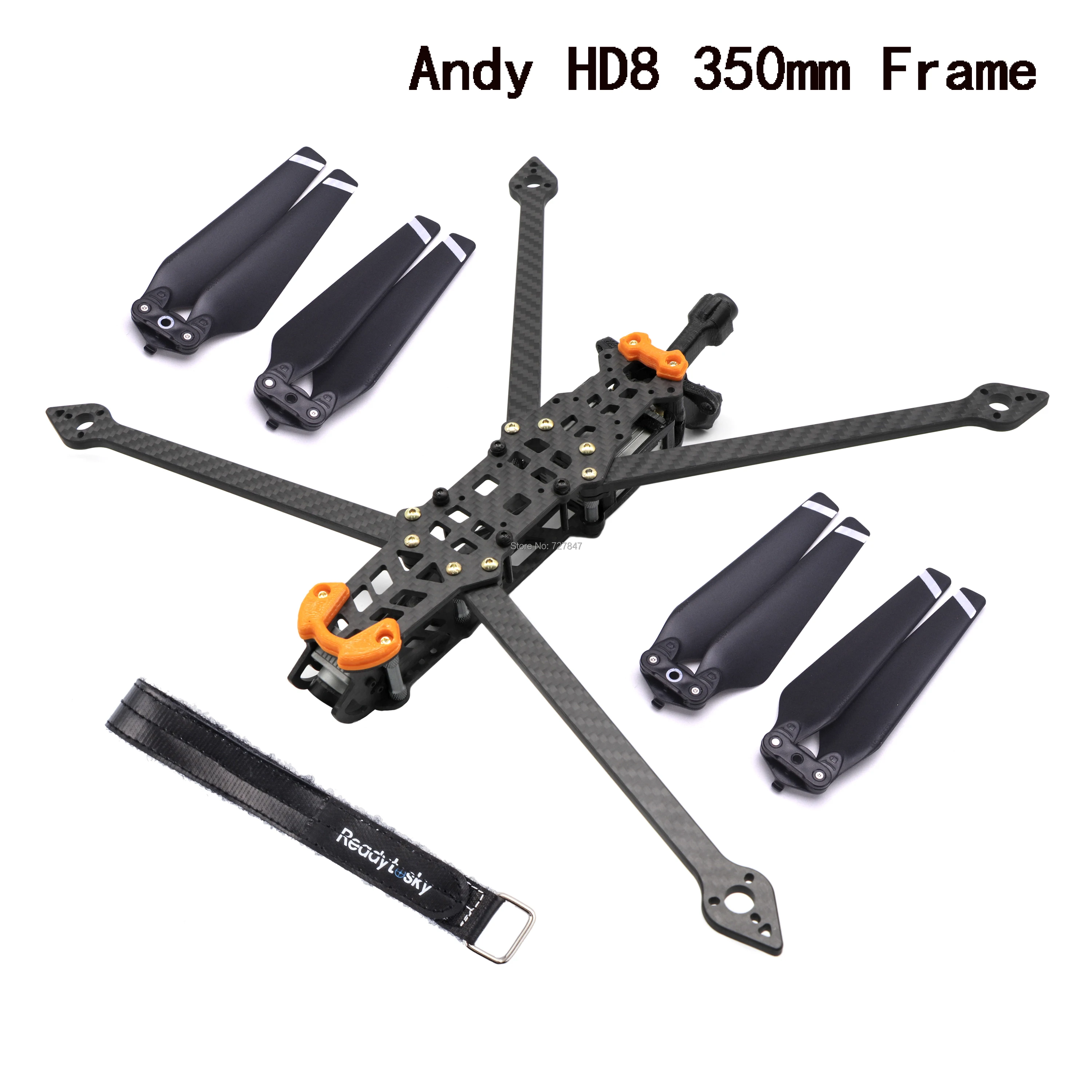 Andy HD8 350 мм 8 дюймов с 5 Arm ТПУ детали для 3d печати FPV Racing Drone Quadcopter рама фристайла