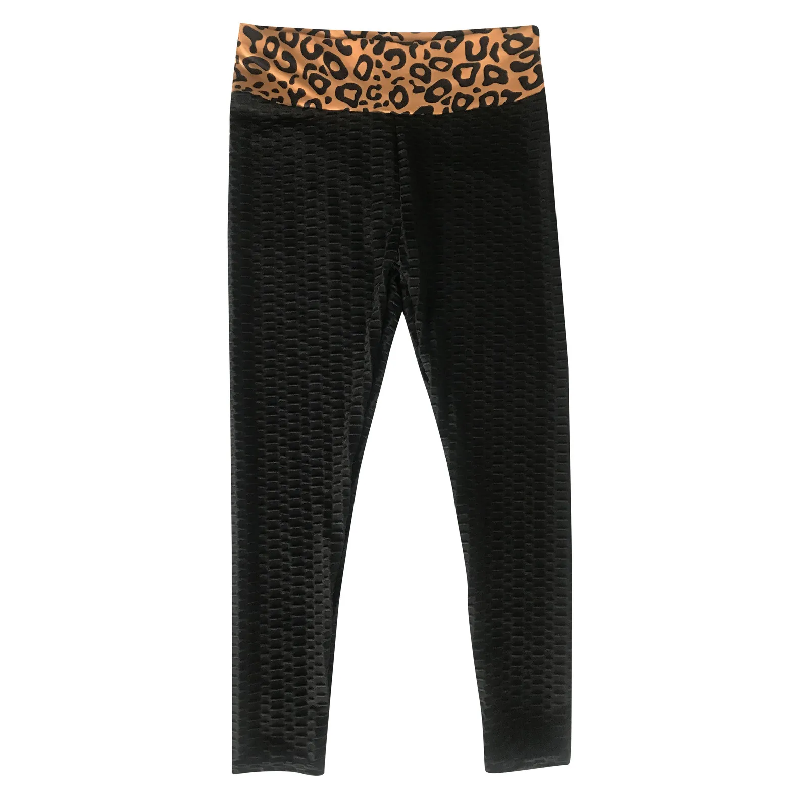 

Women's Sports Pants Pocket Print Leggings Fitness Sports Running Yoga Pants High Waist Tight Trousers Workout Stretch Pants