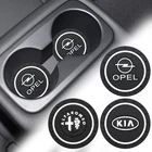 Автомобильный держатель для бутылки с водой, 12 шт., Противоскользящий коврик из силикагеля для Honda Mugen Power Civic Accord CRV Hrv, подходит для джазовых аксессуаров