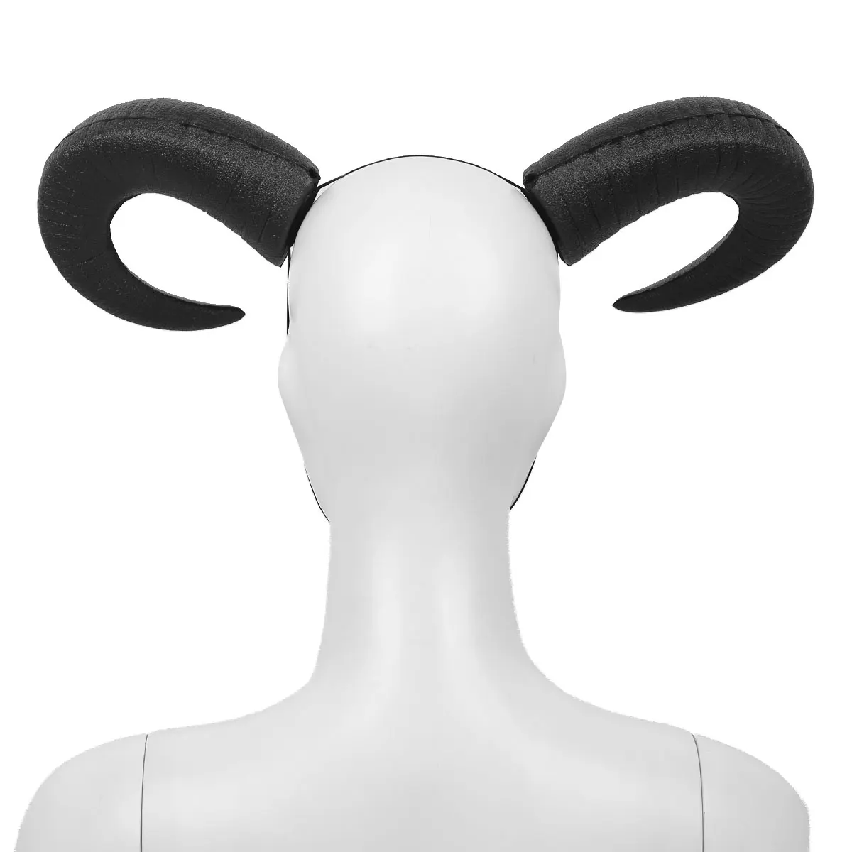 Декоративная повязка на голову в стиле стимпанк из овечьей шерсти готический