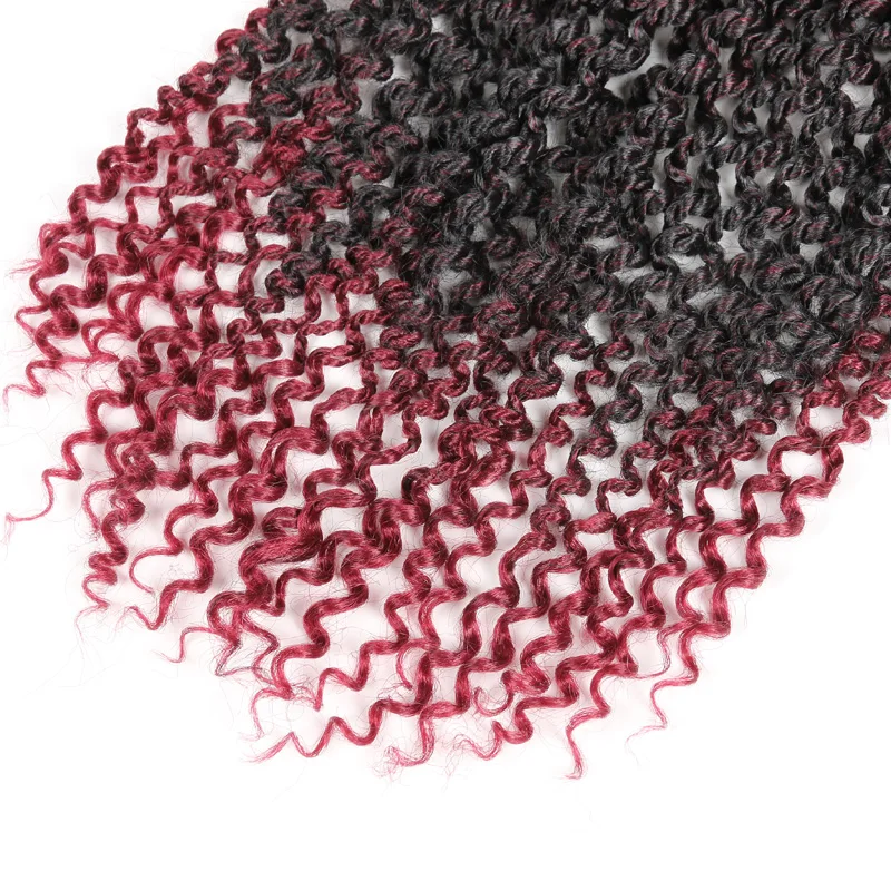 Весна Твист вьющиеся 14 дюймов Длина предварительно витой крючком косы для