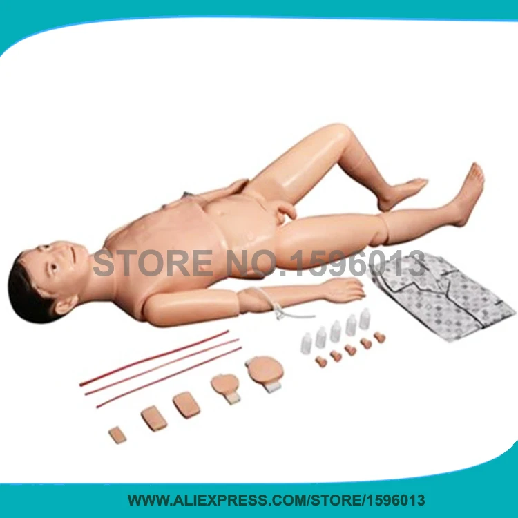 Экономический мужской манекен для ухода за больными больными|Медицинская наука|