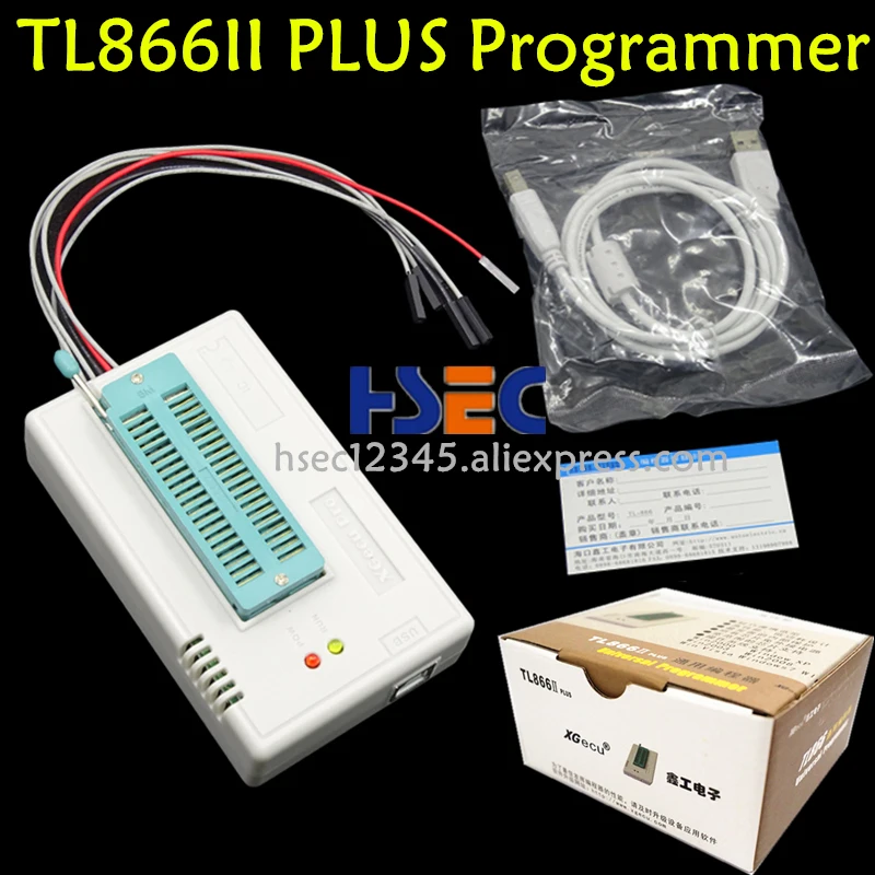 Программатор TL866II Plus универсальный оригинальный программатор minipro TL866 nand flash AVR PIC