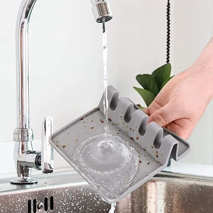 

Plastic Spoon Holders Kitchen Utensil Spatula Ladle Container Chopsticks Holder Non-slip Kitchen Multifunction ContainersTool