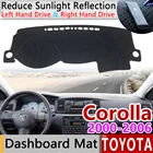 Для Toyota Corolla E120 E130 2000 2001 2002 2003 2004 2005 2006 2007 Противоскользящий коврик для приборной панели накидка для тентов аксессуары