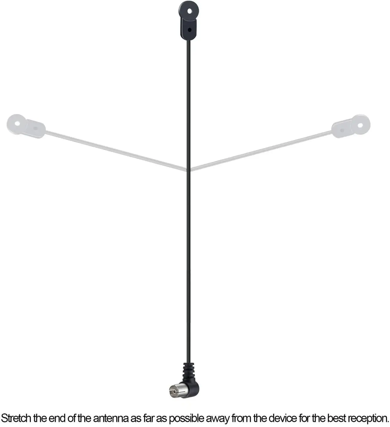 FM-антенна антенна для внутреннего интерьера F-типа папа 75 Ом радиокоаксиальная